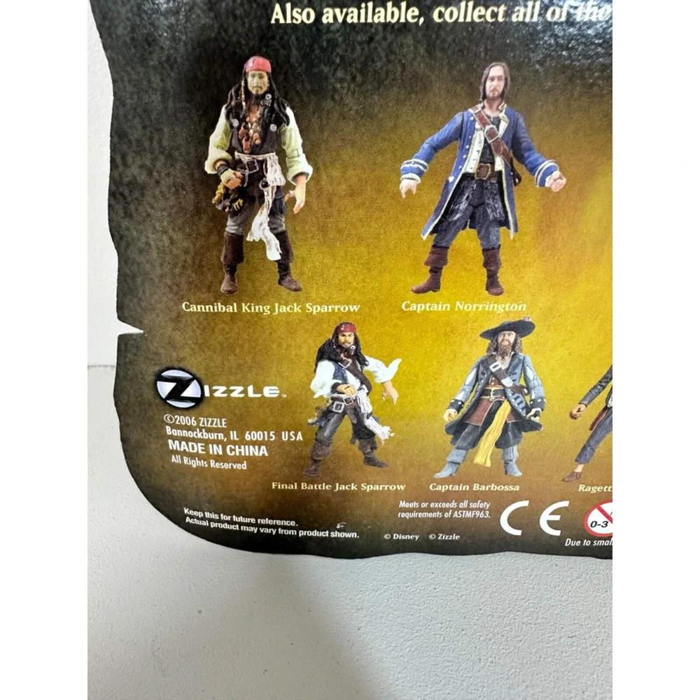 Pirates Of The Caribbean Dead Man's Chest Will Turner Final Battle Zizzle‎ NIP